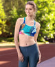 Padded Sports Bra - Lilac-breasted Roller Bird
