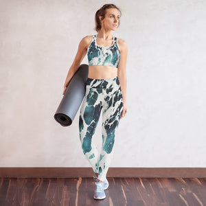 Padded Sports Bra inspired by Ocean Marble