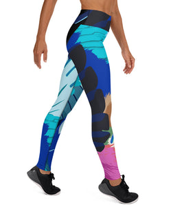 High Waisted Leggings inspired by Lilac-breasted Roller Bird