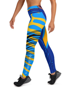 High Waisted Leggings inspired by Emperor Angelfish