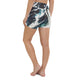Yoga Shorts inspired by Ocean Marble