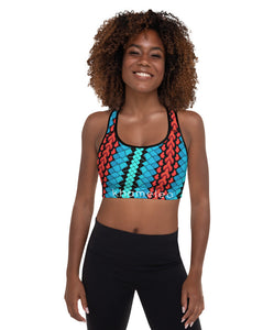 Padded Sports Bra - San Francisco Garter Snake