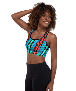 Padded Sports Bra - San Francisco Garter Snake