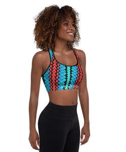 Padded Sports Bra - San Francisco Garter Snake